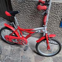 bicicletta con rotelle bambino