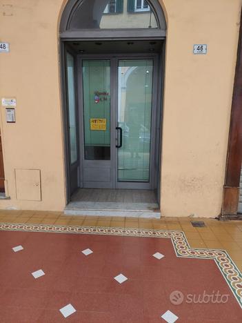 Negozio sotto i portici di Imperia