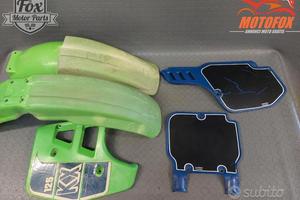 PLASTICHE kawasaki kx 125 1988 originali