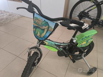Bicicletta bambino 3-5 anni con rotelle