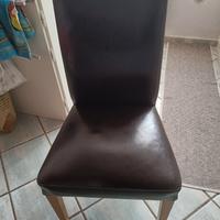 4 SEDIE IKEA IN PELLE