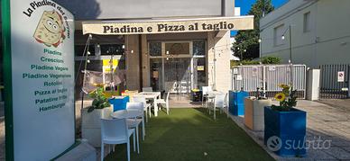 Attività di piadineria e pizza al taglio