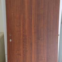5 porte interne legno scuro  pronte subito 