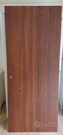 5 porte interne legno scuro  pronte subito 