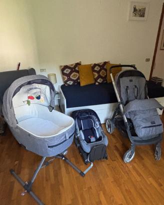 Trio Inglesina Aptica + stand up e base isofix