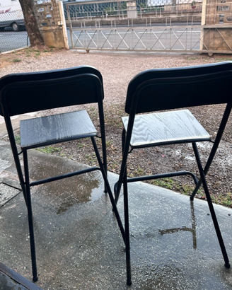 Sgabelli alti pieghevoli IKEA Franklin (Nero)
