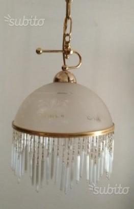 Lampadario in vetro