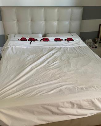 Letto Matrimoniale con Contenitore e Materasso