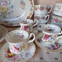 tazze royal Albert flower of the month 