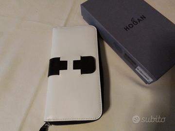 Portafoglio in vera pelle HOGAN