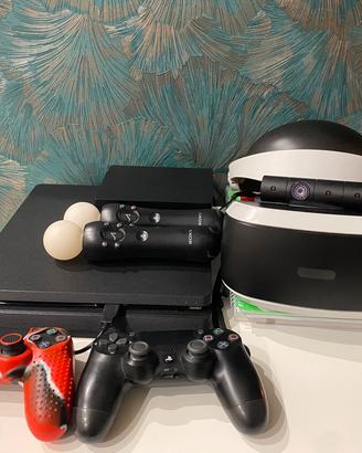 playstation4 + kit visore vr + 14 giochi ps4