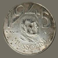 moneta 20L. Mussolini 