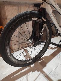 Ruote in carbonio staystrong per bmx race