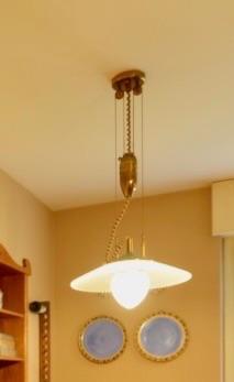 Lampadario saliscendi / vintage anni ‘90