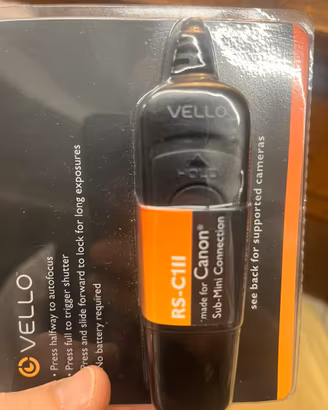 Vello RS-C1 Wited Remote Switch per Canon