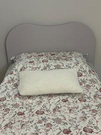 Letto singolo, struttura esterna e rete/telaio