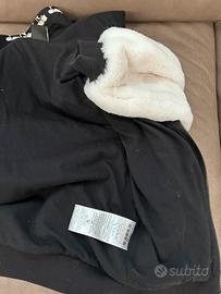 Giacca Diadora eco pelliccia cotone con cappuccio