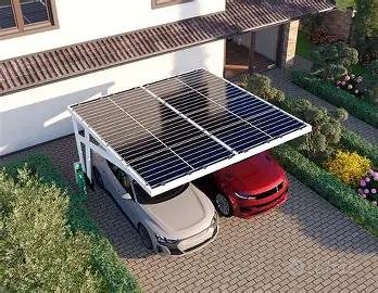 carport fotovoltaico- pergola copertura auto
