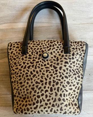 Borsa Versace leopardata in cavallino – Medusa