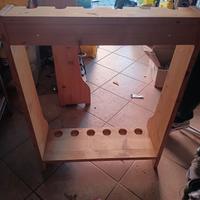 poggia canne in legno massello