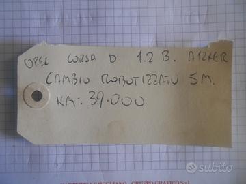 Cambio robotizato opel corsa d 1.2 mot a12xer
