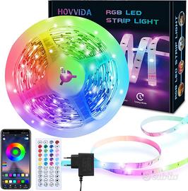 Striscia LED, 1x5m, Luci LED, RGB  con telecomando