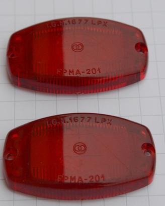 Plastica ovale originale COBO per fanali d'epoca