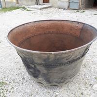 Caldaia in rame per vino cotto