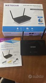 Modem arouter NETGRAR N300 wifi DSL