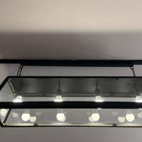 Lampadario binario industrial Maison du Monde 4luc