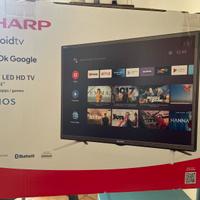 Tv android sharp 24 pollici