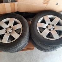 4 cerchi in lega con gomme per chevrolet captiva
