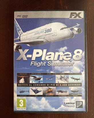 X-plane 8 flight simulator