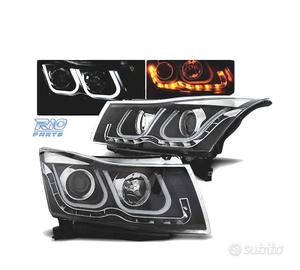 FARI PER CHEVROLET CRUZE 09-12 NERI H7+H1