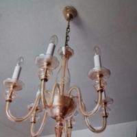 2 Lampadari in vetro di murano De Majo