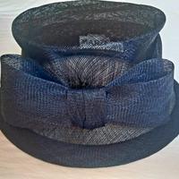Cappello da cerimonia blue in paglia Marzi