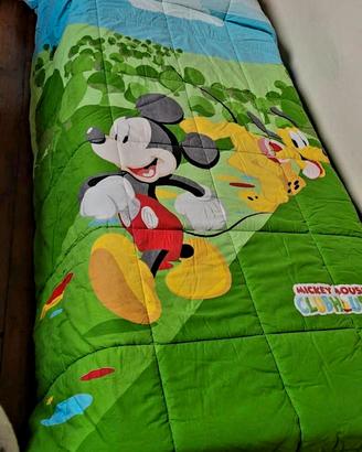 n.2 trapunte Mickey Mouse in puro cotone