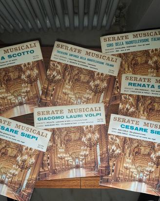 LOTTO VINILI 6x 45 GIRI SERATE MUSICALI