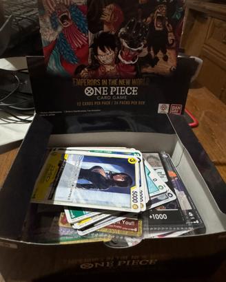 lotto da 100+ carte di one piece