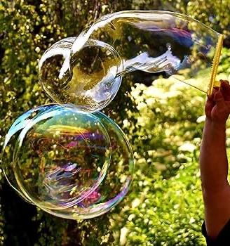 Bolle di sapone giganti animazione per feste