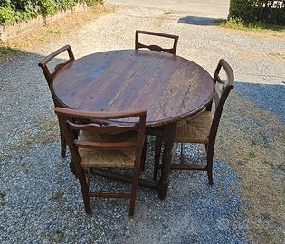TAVOLO RUSTICO LEGNO DA RESTAURARE