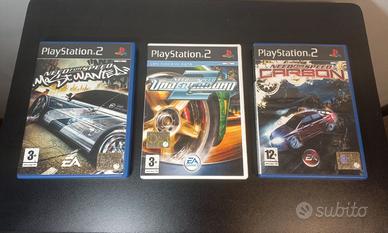 Lotto 3 giochi Playstation 2 Need for Speed vari