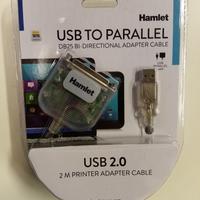 Hamlet Cavo parallelo / usb bidirezionale 2 metri