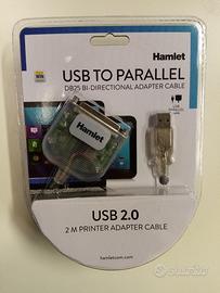 Hamlet Cavo parallelo / usb bidirezionale 2 metri