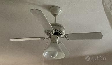 Pala a soffitto con luce