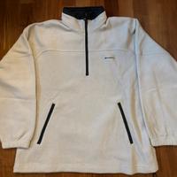 Felpa in pile con mezza zip Champion