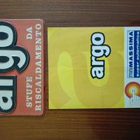 ARGO insegna pubblicitaria e depliant 1969