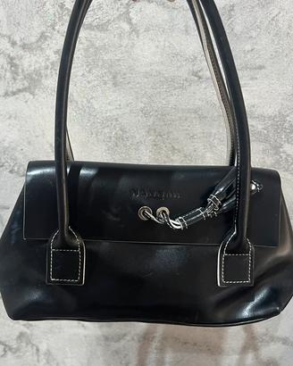 Borsa Nannini Vera Pelle Nera
