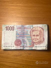1000 Lire montessori 3 ottobre 1990
