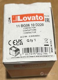 Contattore Lovato 11BG0610D220 – 3 Poli 6A